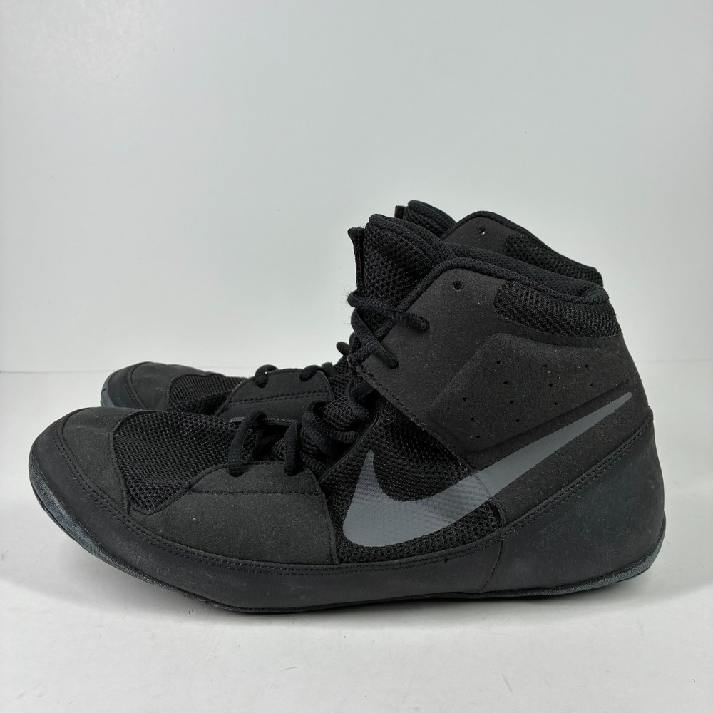 Nike Fury Men's US 11.5 Black Dark Gray Wrestling Boxing MMA Shoes AO2416-010 - Picture 9 of 16